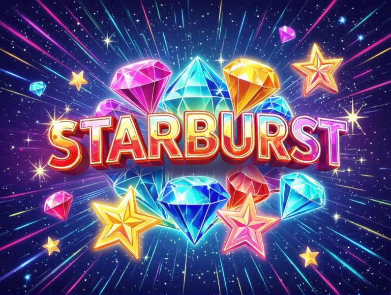 Starburst - Slot con gemme colorate
